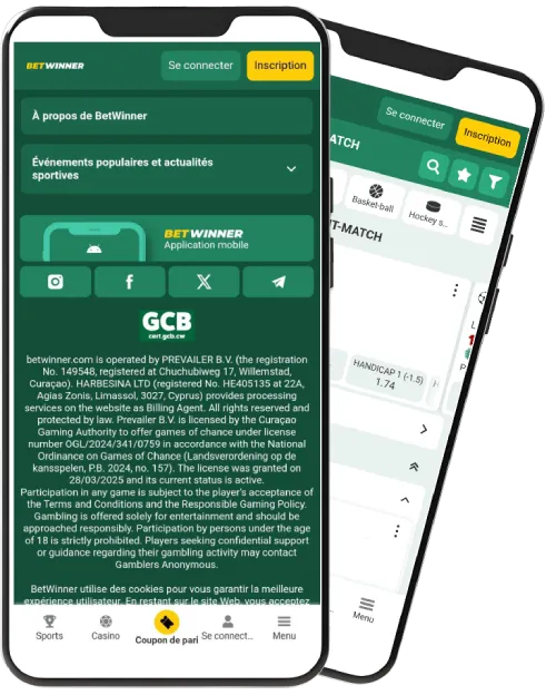 Légalité Betwinner